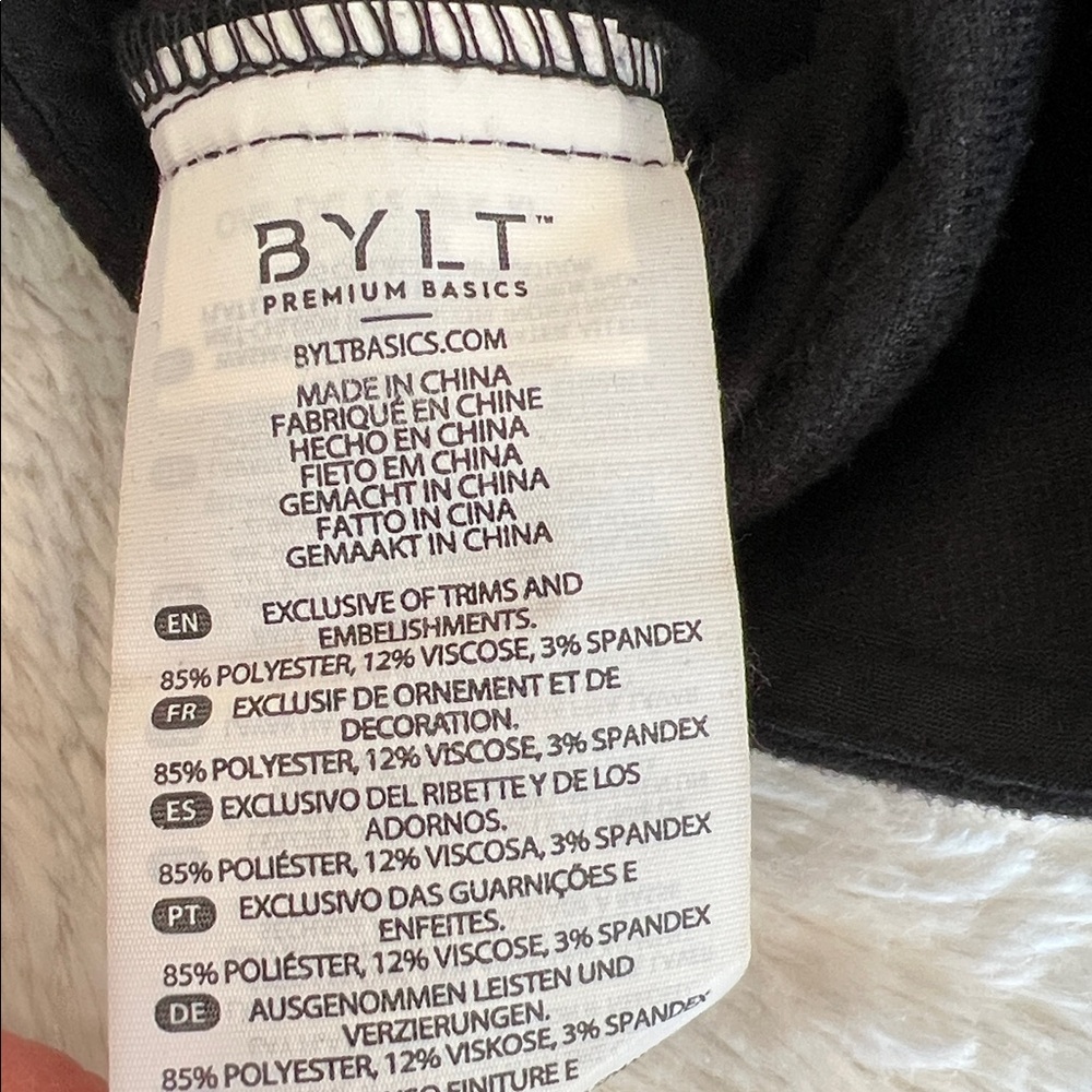 Bylt Premium Basics Coastal Overshirt Shirt Jacket. Black. Size XL - Picture 9 of 10